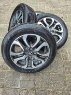 Bi-color velgen en banden Mazda 2 - 4x100 185/60/16, Auto-onderdelen, Banden en Velgen, Ophalen, Gebruikt, 16 inch, Banden en Velgen