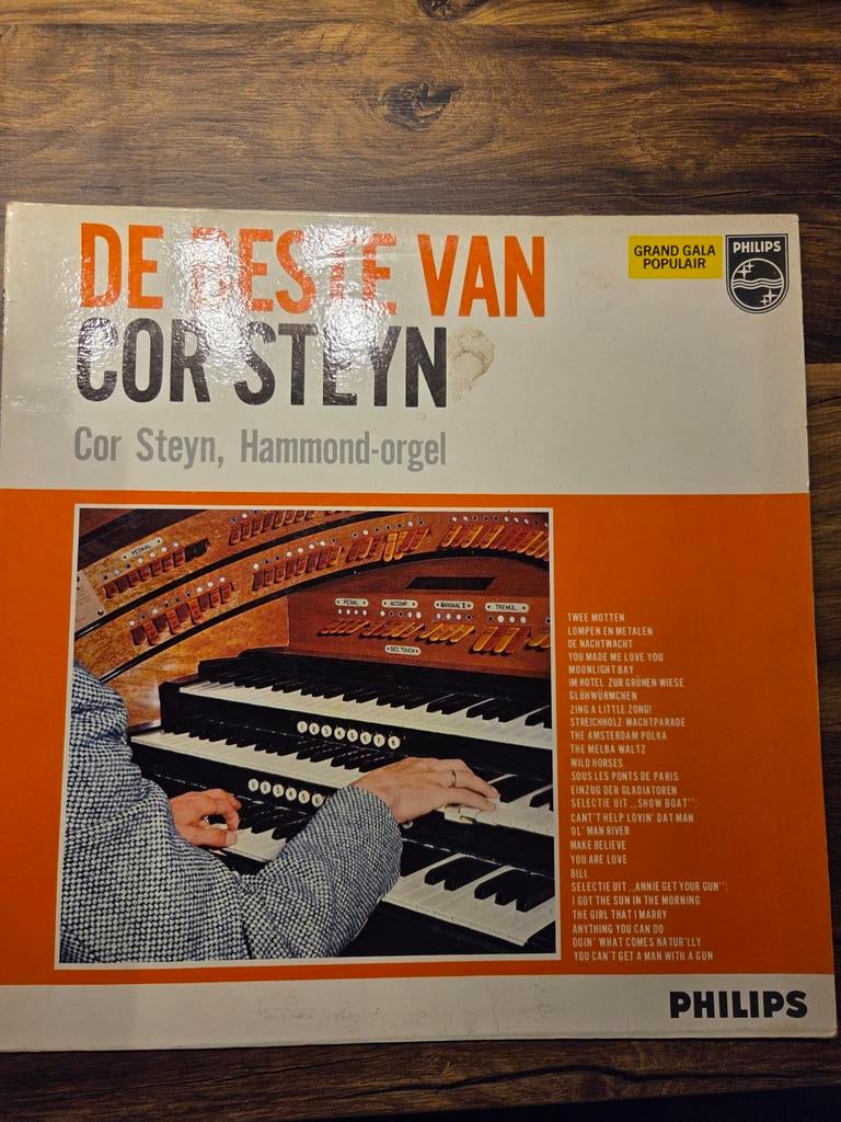 De Beste Van Cor Steyn - Hammond Orgel Plaat, Ophalen of Verzenden, Gebruikt, 12 inch