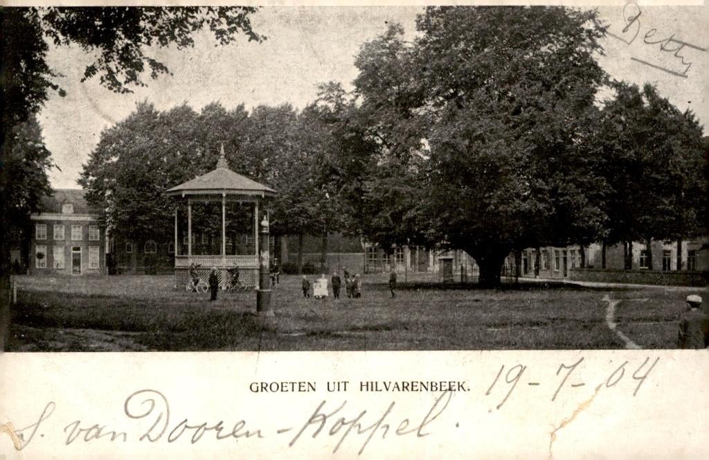 Hilvarenbeek Muziektent # 653, Verzenden, Voor 1920, Gelopen, Noord-Brabant