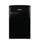 Amica KS 15614 S, Retro koelkast met vriesvak zwart €169,00, 85 tot 120 cm, 100 tot 150 liter, Nieuw, Ophalen of Verzenden