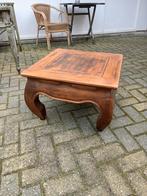 Antieke Opiumtafel - Massief Hout, Gebruikt, 100 tot 150 cm, Minder dan 50 cm, Rechthoekig