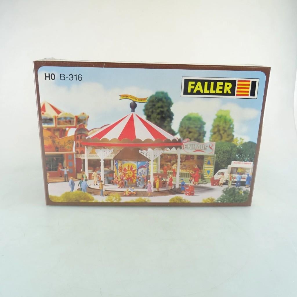 FALLER B-319: bouwpakket kinderdraaimodel, Overige merken, Wisselstroom, Brug, Tunnel of Gebouw, Nieuw