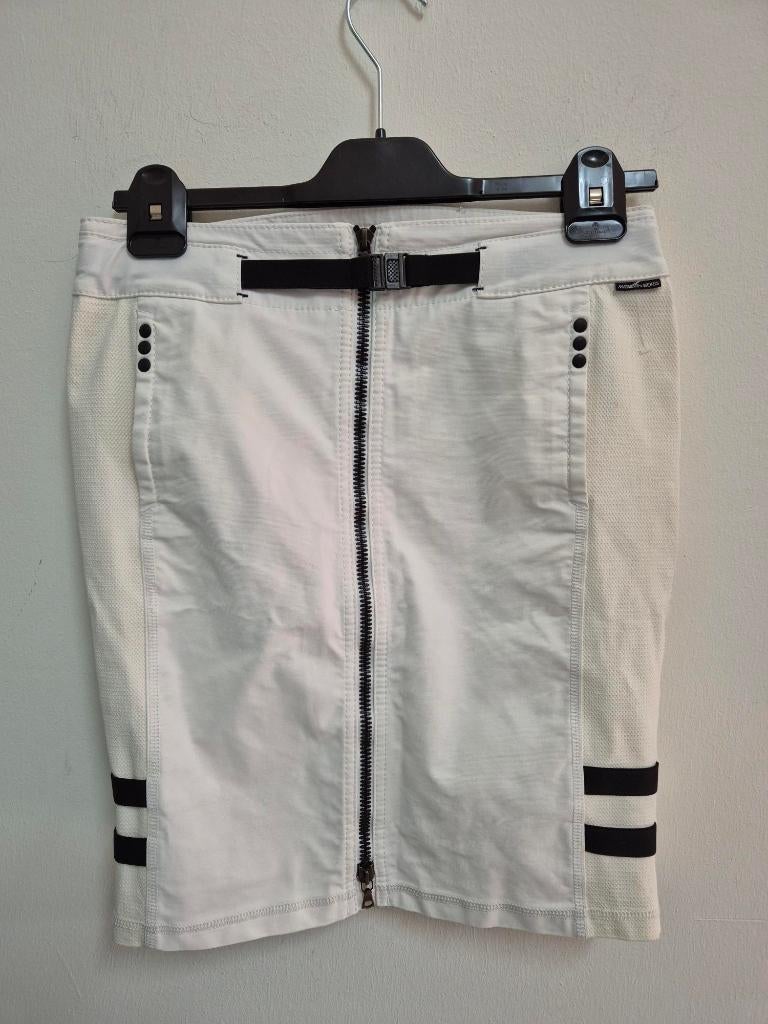 R16 - Witte Marc Cain rok maat 2 = 36-S (1), Wit, Ophalen of Verzenden, Zo goed als nieuw, Maat 36 (S)