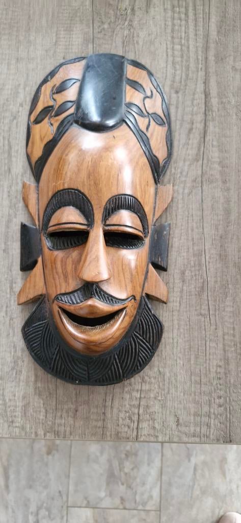 Handgemaakte masker uit Gambia, Antiek en Kunst, Ophalen of Verzenden