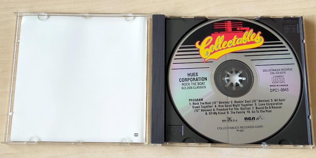 Hues Corporation - Rock The Boat Golden Classics CD 1991, Ophalen of Verzenden, Gebruikt