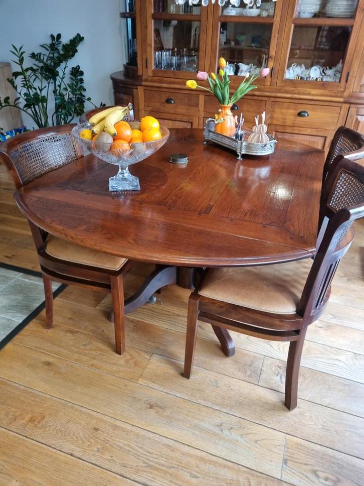 Eethoek met Stoelen  In prijs verlaagd, Huis en Inrichting, Complete eetkamers, Gebruikt, 4 tot 6 stoelen, Ophalen