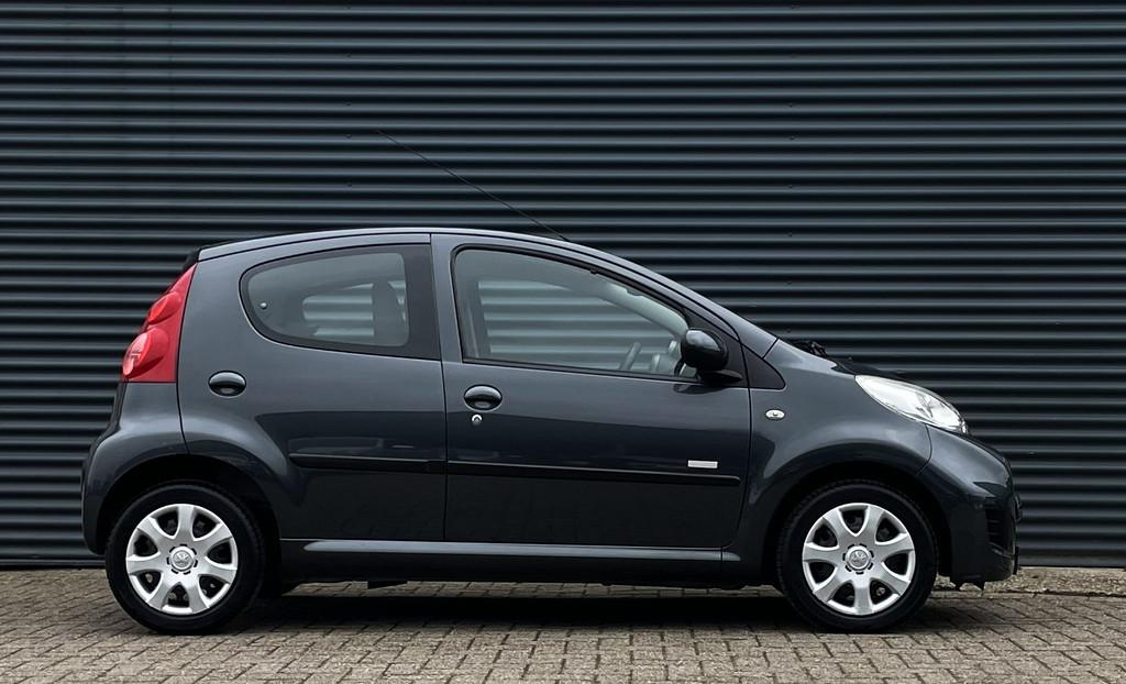 Peugeot 107 1.0 12V 5DRS AUT/Airco/85000KM, Euro 5, Stof, Gebruikt, 4 stoelen