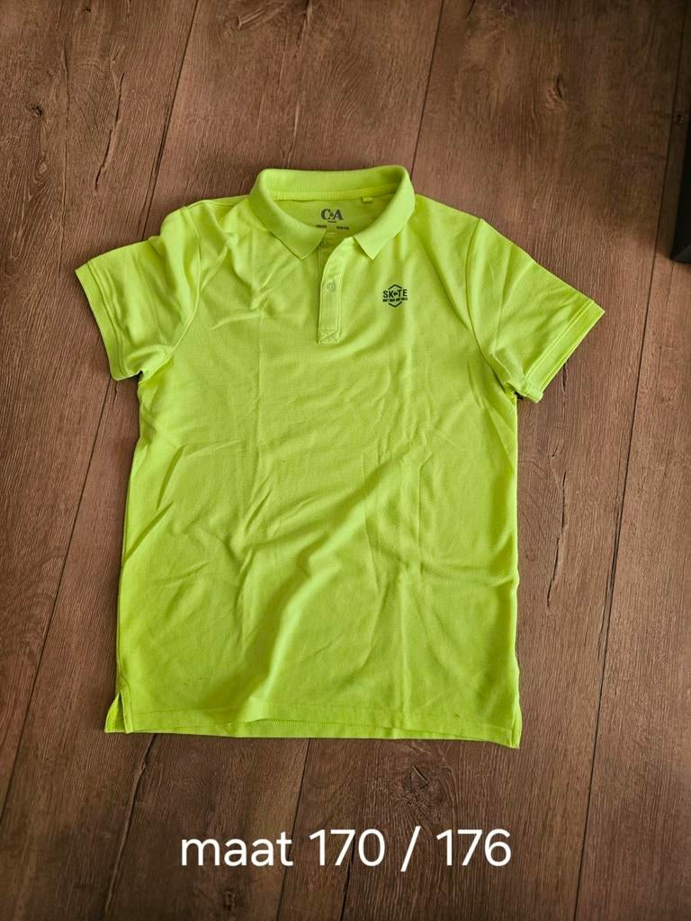 Gele polo maat 170 / 176, Ophalen of Verzenden, Jongen, Shirt of Longsleeve
