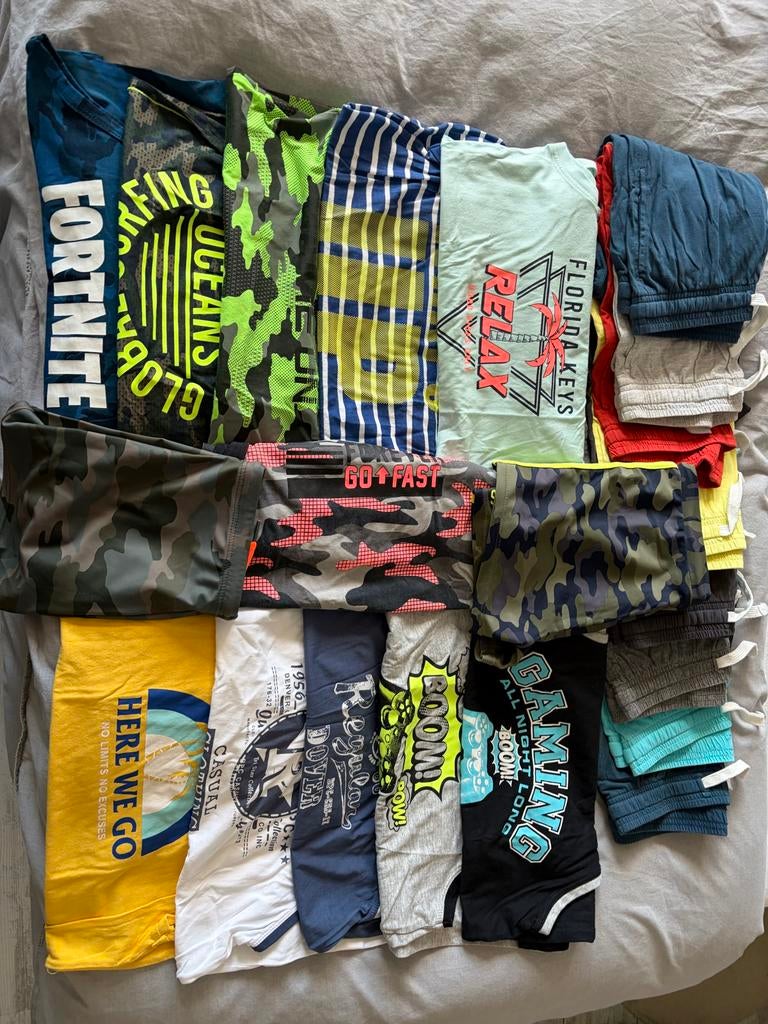 Zomerkleding pakket maat 152/158, Kinderen en Baby's, Kinderkleding | Maat 152, Ophalen of Verzenden, Gebruikt, Jongen, Setje