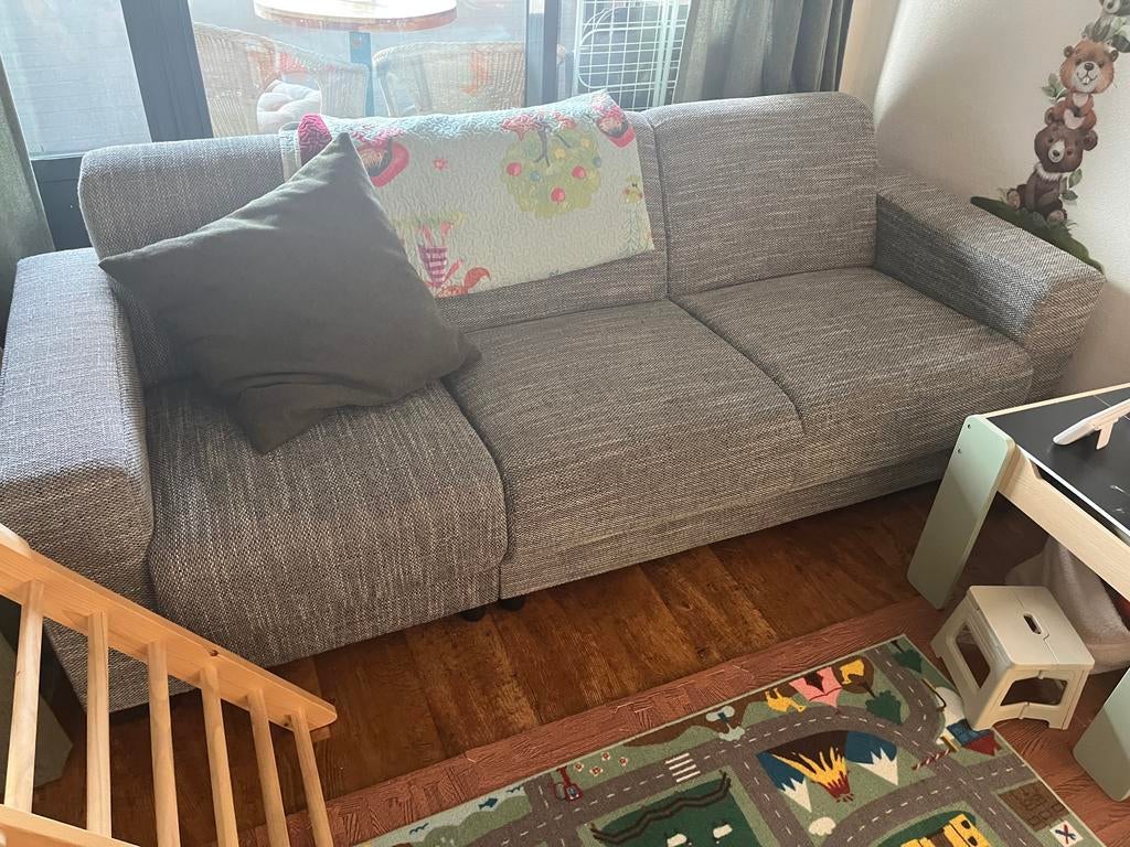 Comfortabele 3-zitsbank in perfecte staat, Ophalen, Driepersoons, 75 tot 100 cm, Zo goed als nieuw
