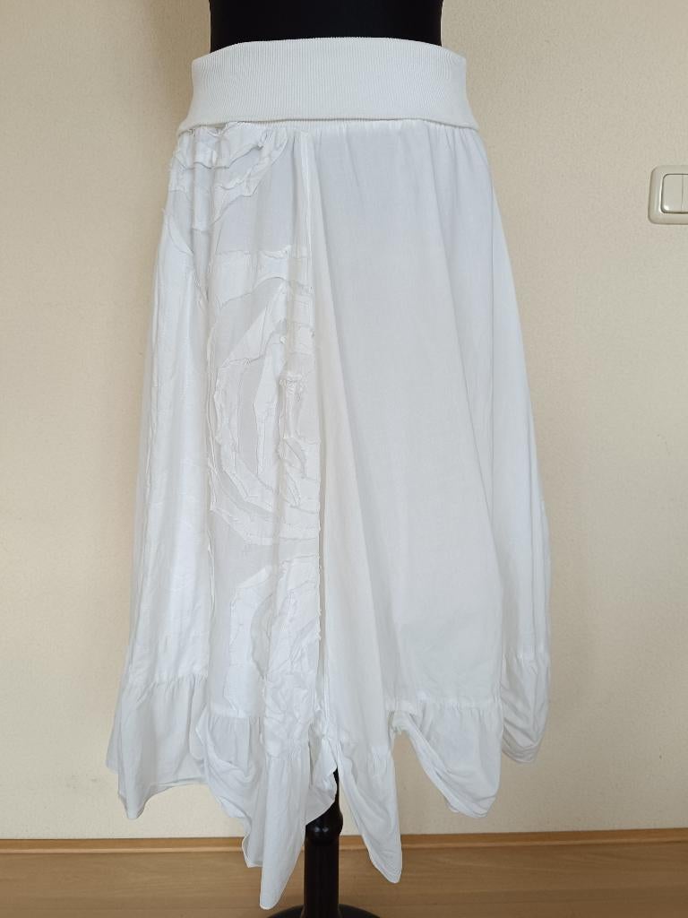 Ibiza Rok kleur wit merk lisa campione M / 38, Kleding | Dames, Rokken, Maat 38/40 (M), Wit, Lisa campione, Ophalen of Verzenden