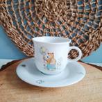 Winterling Roslau, kinder kop en schotel met beertje, Ophalen of Verzenden, Zo goed als nieuw, Kop(pen) en/of Schotel(s)