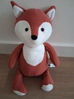 Knuffel Hema vos gebreid bruin oranje wit L1124, Ophalen of Verzenden, Zo goed als nieuw, Overige typen