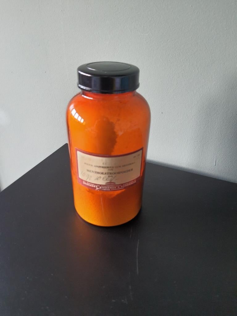 Mooie oude apothekerspot 22cm hoog, Antiek en Kunst, Ophalen