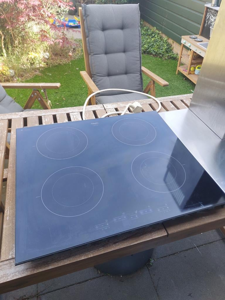 Pelgrim Inductie Kookplaat 60x51cm, Perilex aansluiting, Ophalen, Gebruikt, 4 kookzones, Inbouw