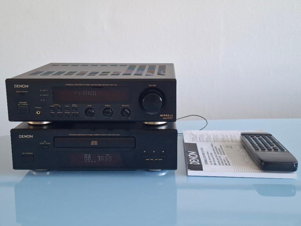 Denon receiver met phono versterker DRA-F100 en CD-speler, Audio, Tv en Foto, Stereo-sets, Ophalen, Gebruikt, Denon, Losse componenten