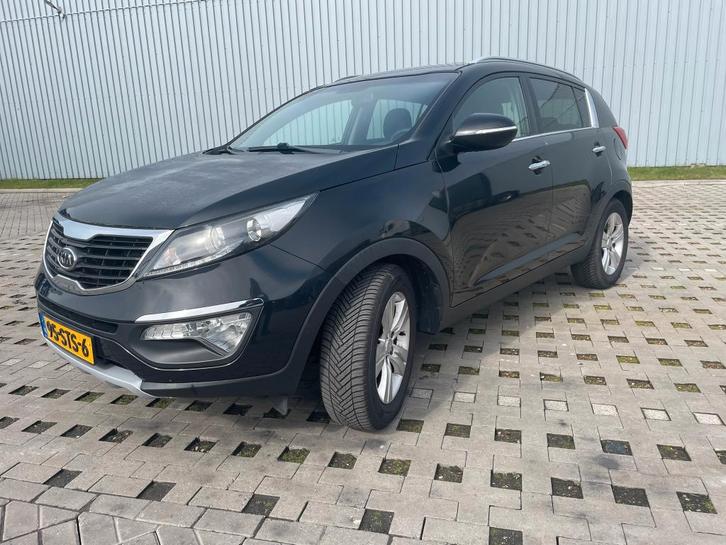 Kia Sportage 2.0 Crdi 2WD 2012 Zwart, Auto's, Kia, Particulier, Sportage, ABS, Achteruitrijcamera, Airbags, Airconditioning, Bluetooth