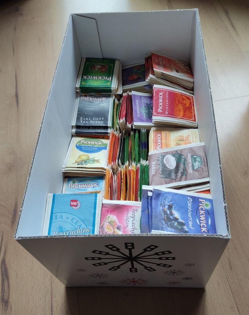 Hobby lege theezakjes/oud., Hobby en Vrije tijd, Theezakjes, Ophalen of Verzenden, Theezakje(s)