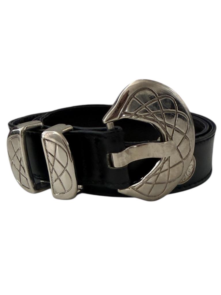 Escada riem, 80 tot 90 cm, Zwart, Ophalen of Verzenden, Zo goed als nieuw