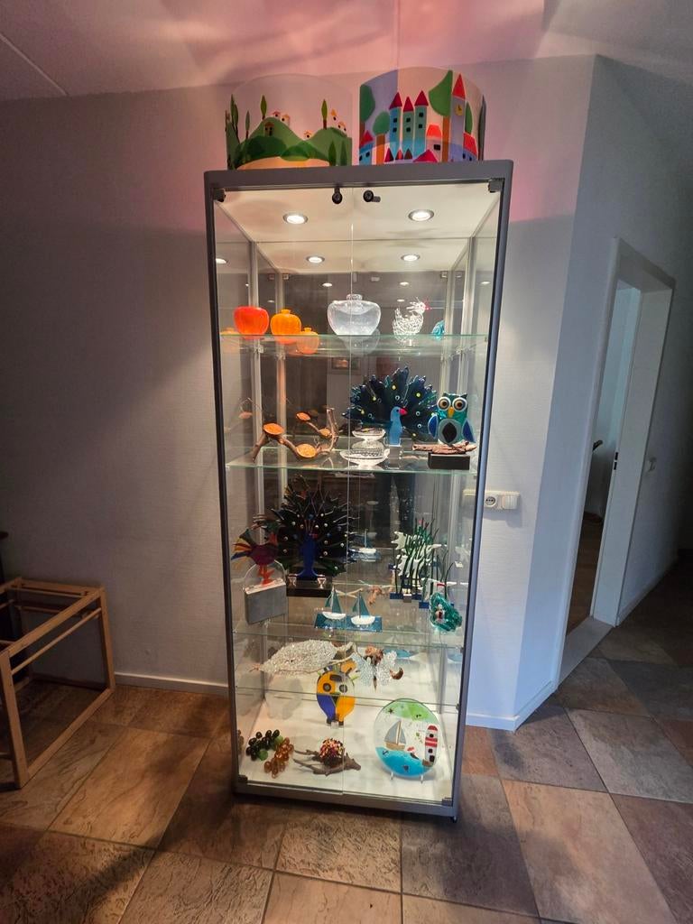 Vitrinekast, Huis en Inrichting, Kasten | Vitrinekasten, Ophalen of Verzenden, 25 tot 50 cm, 50 tot 100 cm, Minder dan 100 cm
