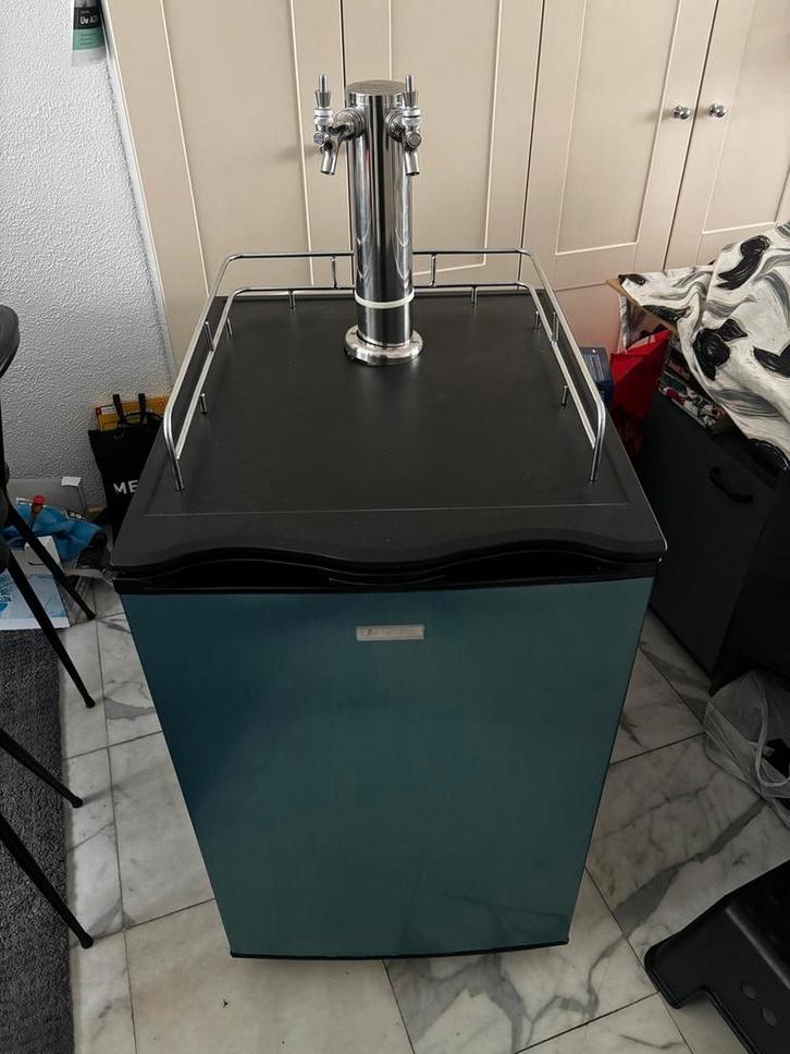 Klarstein Big Spender Double biertap met koelkast, Witgoed en Apparatuur, Thuistaps, Zo goed als nieuw, Overige merken, Ophalen