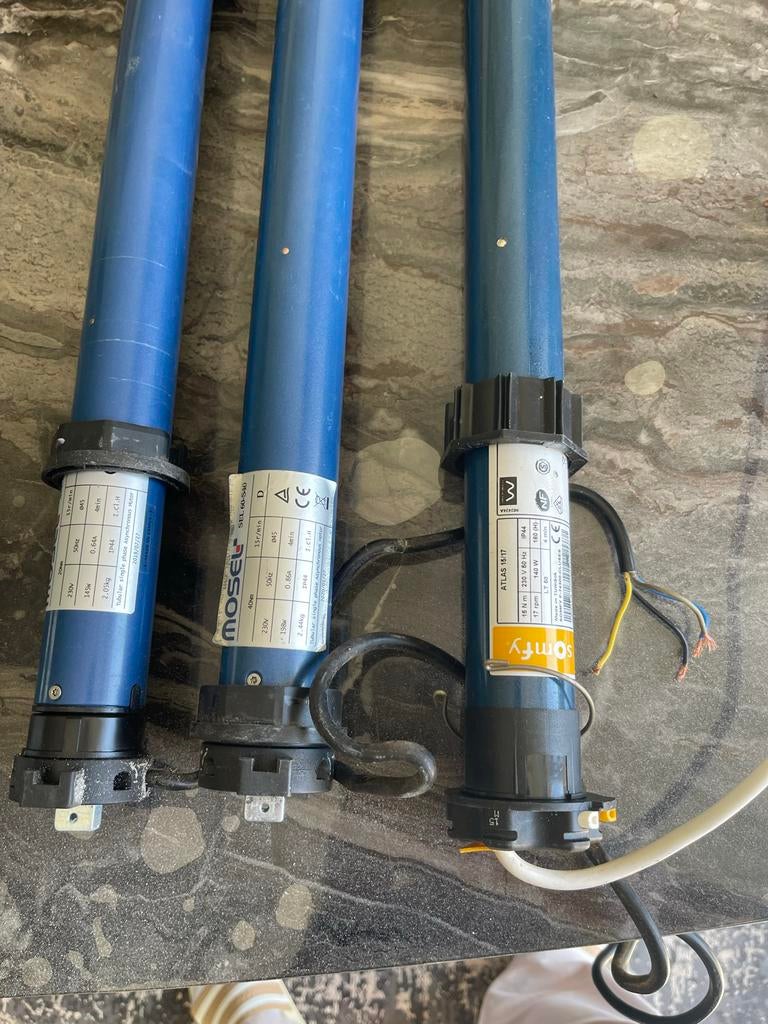 Motoren voor Rolluiken - Diverse Maten Beschikbaar, Doe-het-zelf en Verbouw, Rolluiken, Ophalen, Gebruikt, Overige kleuren, Minder dan 100 cm