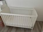Wit ledikant met matras - Ideaal voor logeerbed, Kinderen en Baby's, Babywiegjes en Ledikanten, Ophalen of Verzenden, Gebruikt