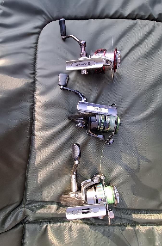 3x vis molens – Ultimate / Mitchell – goed werkend, Watersport en Boten, Hengelsport | Roofvissen, Ophalen, Zo goed als nieuw