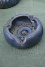 2 Verschillende Asbakken Blauw Keramiek Ellen Bendegom Gaaf, Ophalen of Verzenden