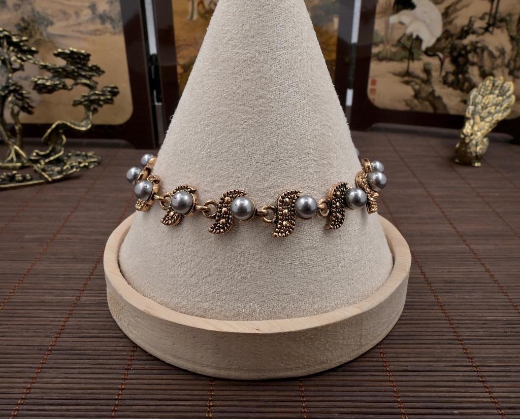* Lente Actie * Armband Faux Parels 70/80 - mar.p01.2, Verzenden, Overige materialen, Armband