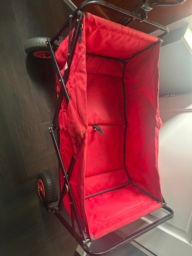 Bolderkar met luchtbanden - Opvouwbaar en robuust, Ophalen, Opvouwbaar, Gebruikt