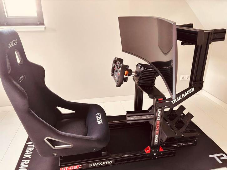 Simrig met 49 inch scherm/Sparco raceseat zonder base etc, Computers en Software, Joysticks, Zo goed als nieuw, Ophalen
