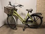 Cortina Crush Damesfiets met Mand - Lichtgroen, Gebruikt, Velgrem, Versnellingen, 50 tot 53 cm