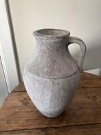 Licht/Witte Aardewerk Kan/Vaas/Kruik, Ophalen, Wit, Aardewerk of Porselein, Zo goed als nieuw