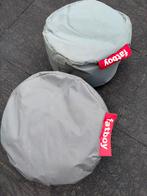 2 Fatboy poefjes, Ophalen, Gebruikt, Rond, Minder dan 50 cm