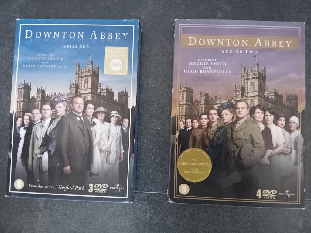 Downton Abbey Seizoen 1 & 2 DVD Boxset - Prima Staat, Gebruikt, Boxset, Ophalen of Verzenden, Drama