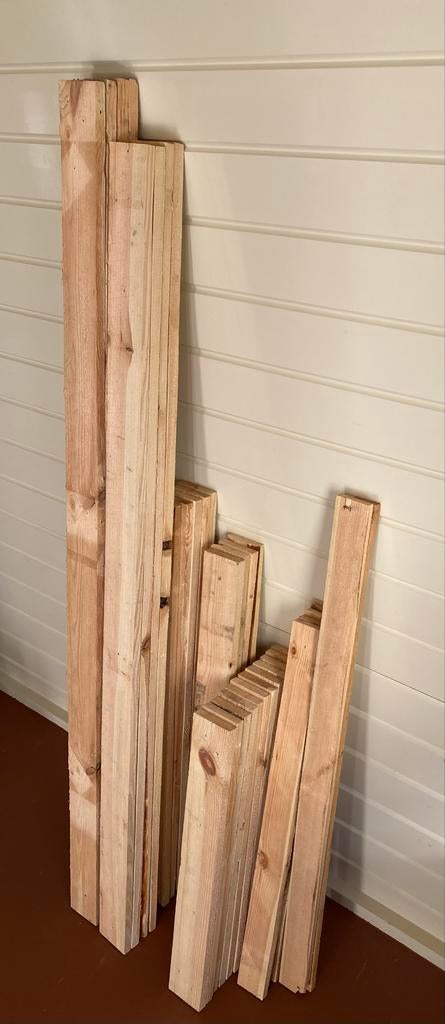 Diverse partij vuren houten planken, Ophalen, Gebruikt, Minder dan 25 mm, Plank