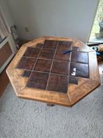 Mooie Salontafel met Tegels, Ophalen, Gebruikt, Vintage, Overige materialen