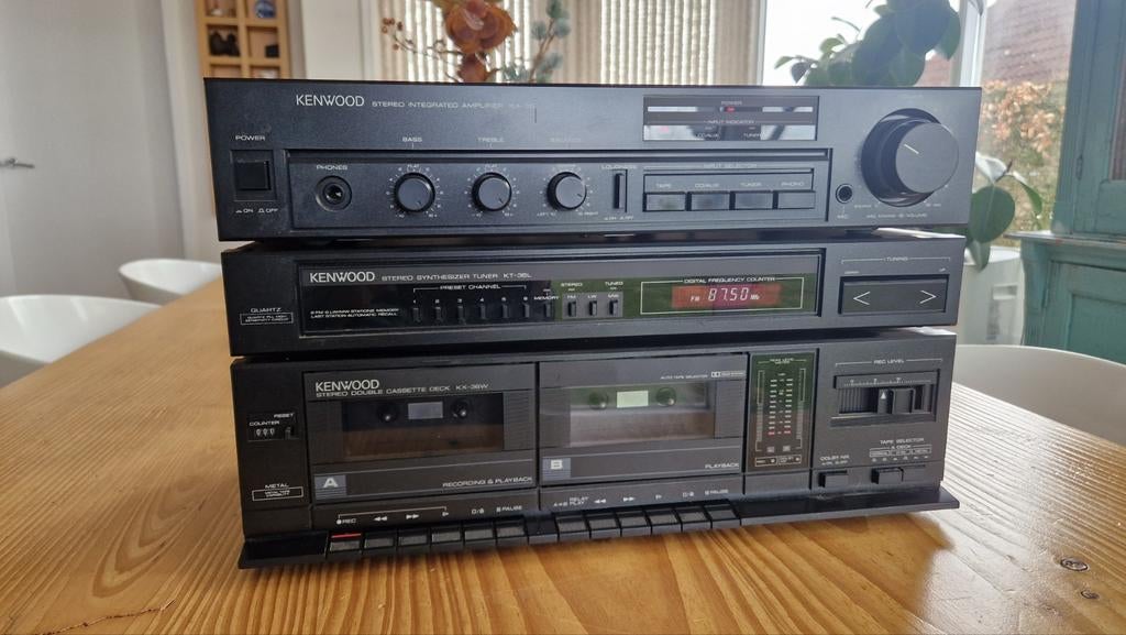 Kenwood  stereo set KA-36, 
KT-36L 
KX-36W, Audio, Tv en Foto, Stereo-sets, Ophalen of Verzenden, Zo goed als nieuw, Overige merken