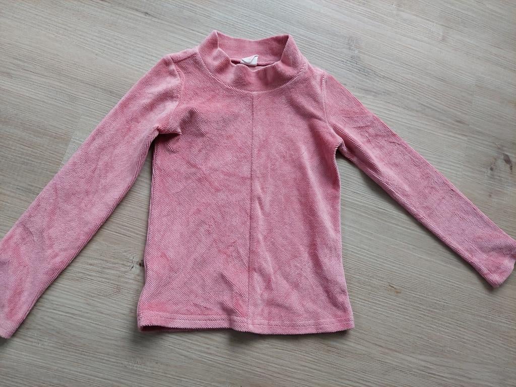 Roze coltrui Hema maat 122/128, Meisje, Trui of Vest, Ophalen of Verzenden, Zo goed als nieuw