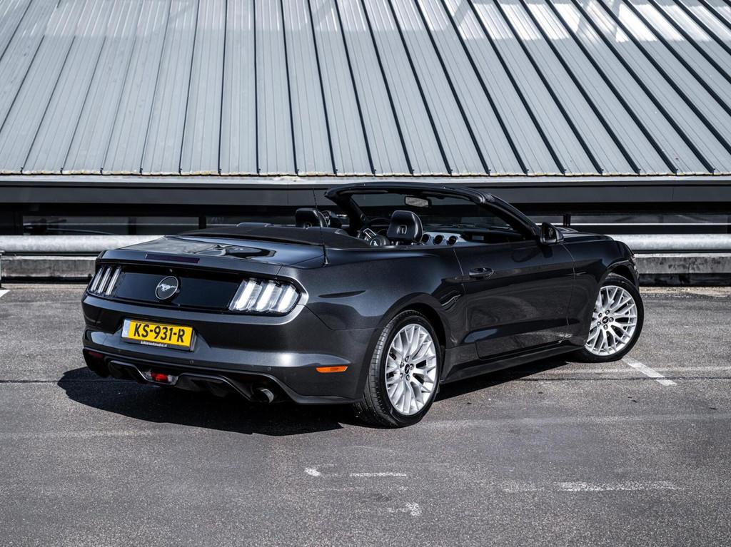 Ford Mustang Convertible 2.3 317PK Handgeschakeld Leder Stoe, Achterwielaandrijving, Gebruikt, Euro 6, 4 cilinders