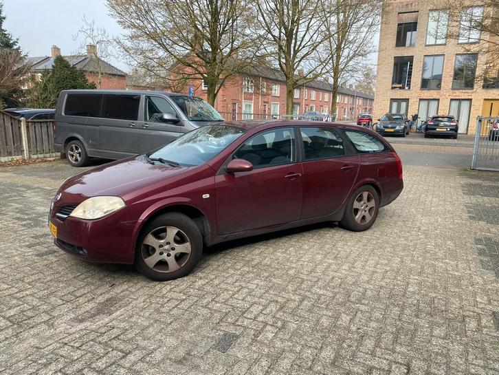 Nissan Primera 2.0 Estate CVT 2005 Rood, Auto's, Nissan, Particulier, Primera, Benzine, D, Stationwagon, Automaat, Origineel Nederlands