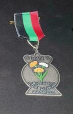 Wandelmedaille Bloemencorsotocht Aalsmeer, Postzegels en Munten, Ophalen of Verzenden, Overige materialen, Nederland