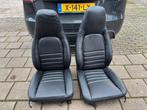 Porsche 911 stoelen zwart leder 2 stuks, Ophalen, Gebruikt, Overige automerken
