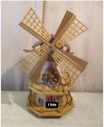 Mooi Retro Houten Beschilderde Windmolen - 37cm, Tuin en Terras, Ophalen of Verzenden