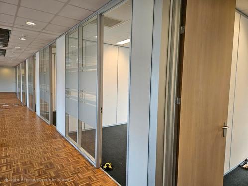 Systeemwanden kantoor glas, gips en aluminium systeemwand, Doe-het-zelf en Verbouw, Kozijnen en Schuifpuien, Zo goed als nieuw