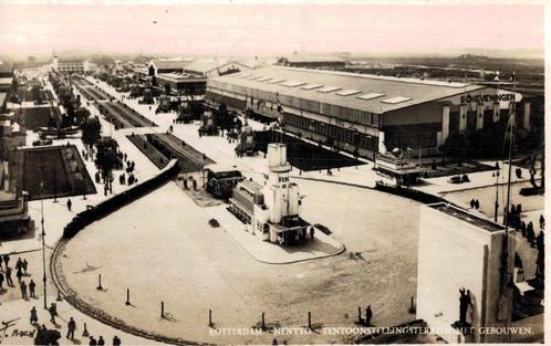 1928 ROTTERDAM Nenijto Tentoonstellingsruimte en gebouwen, Verzamelen, Ansichtkaarten | Themakaarten, Gelopen, 1920 tot 1940, Overige thema's