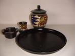 Z. Holland Gouda plateel keramiek rookstel op Copier schaal., Ophalen of Verzenden