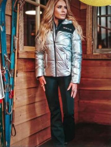 Skipak Nikkie compleet metallic skijas + zwart skibroek XXS beschikbaar voor biedingen