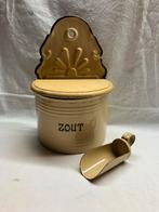 Zoutbak emaille met schepje, Verzenden